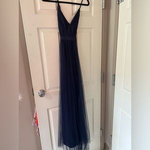 Lulus navy blue dress